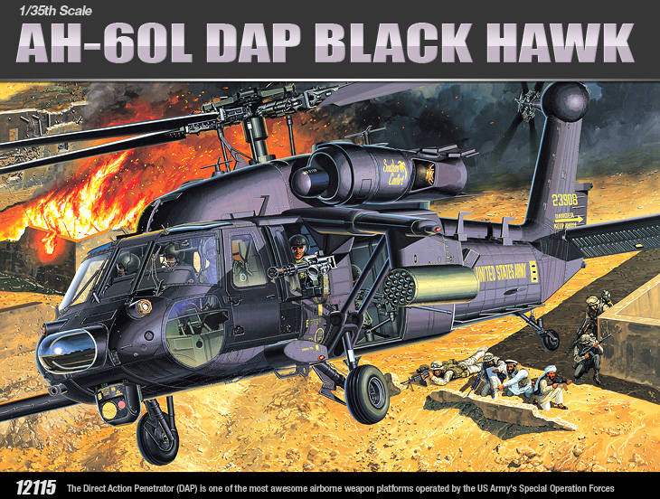 AC12115 - AH-60L DAP BLACK HAWK