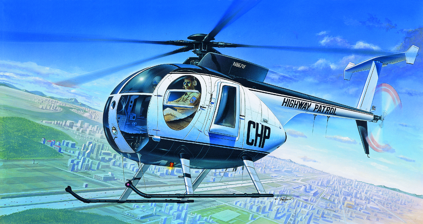 AC12249 - HUGHES 500D POLICE HELICOPTER