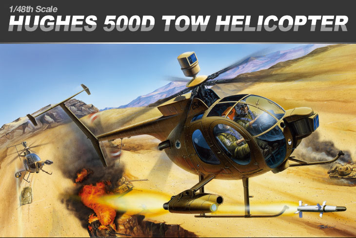 AC12250 - HUGHES 500D TOW HELICOPTER