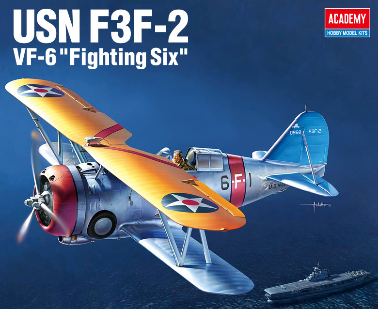 AC12326 - USN F3F-2 VF-6 FIGHTING SIX