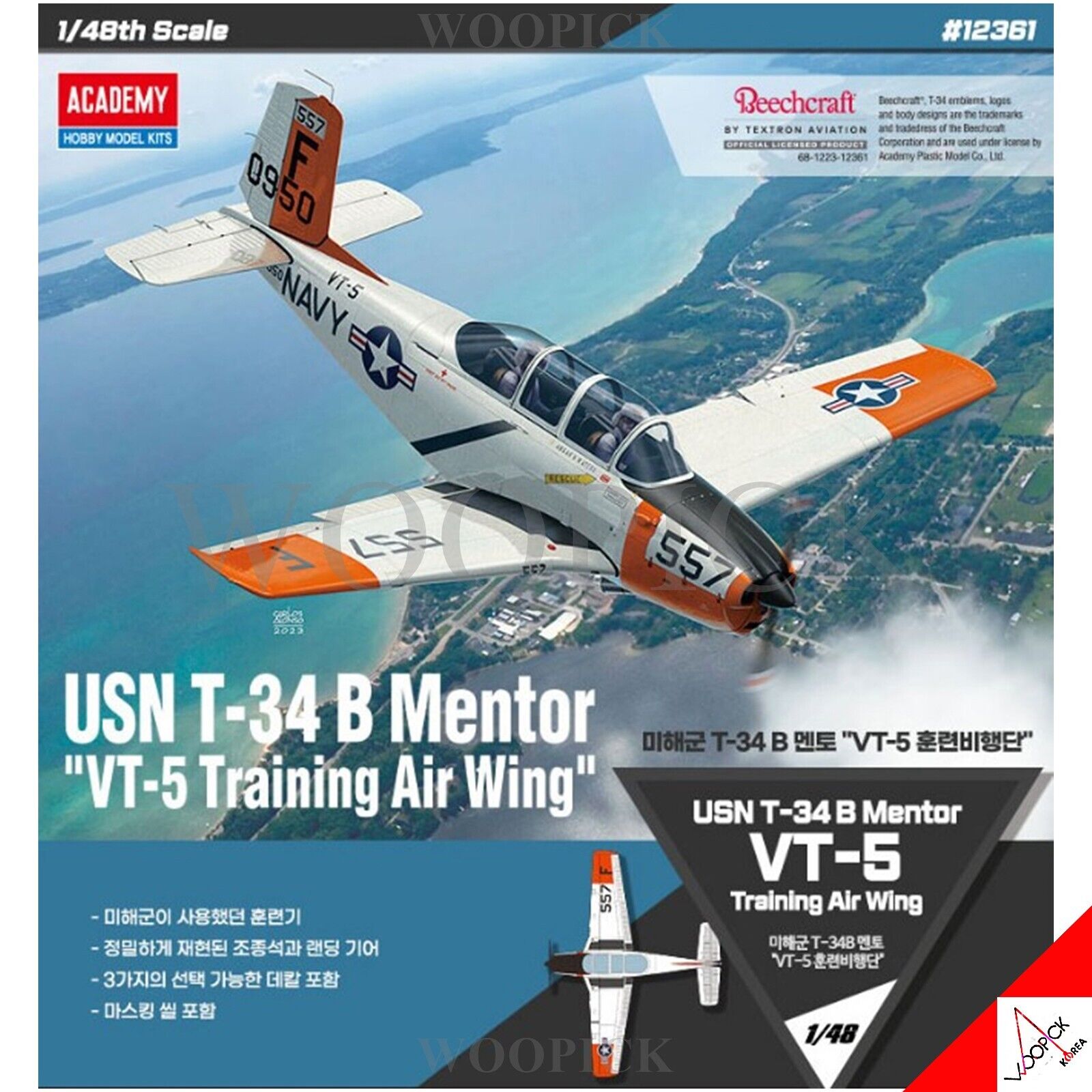 AC12361 - USN T-34B Mentor VT-5 Training Air Wing