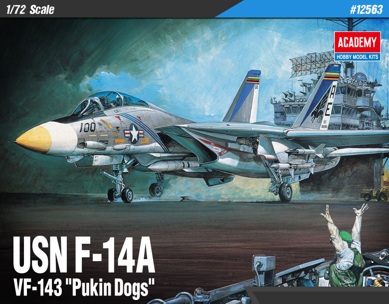AC12563 - USN F-14A VF-143 Pukin Dogs