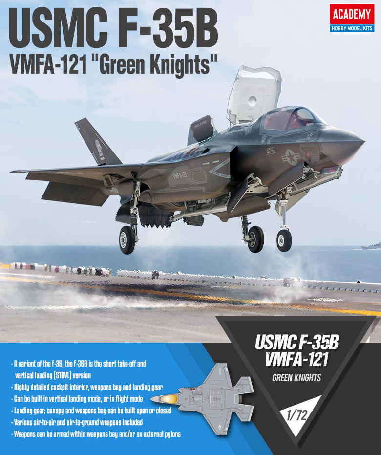 AC12569 - USMC F-35B VMFA-121 Green Knights