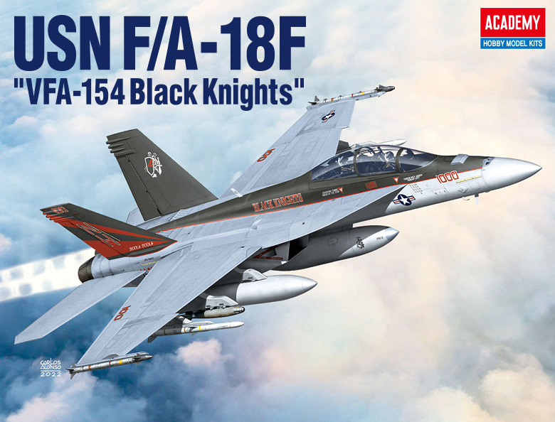 AC12577 - USN F/A-18F VFA-154 Black Knights