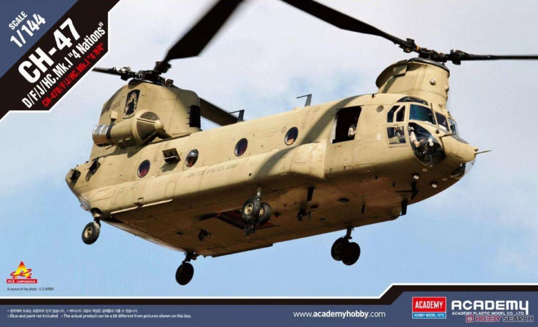 AC12624 - CH-47D/F/J/HC.Mk.1 4 Nations