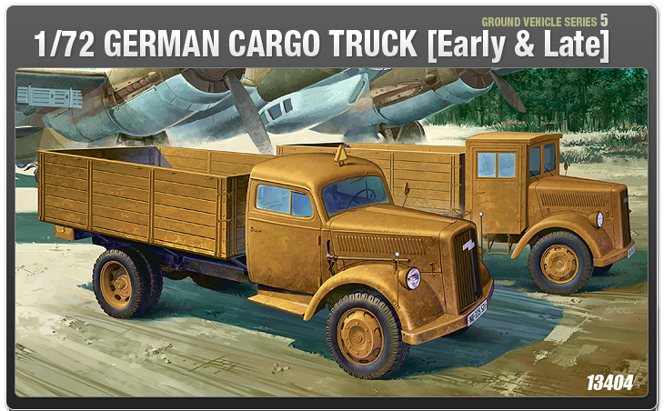 AC13404 - GERMAN CARGO TRUCK (early or late)