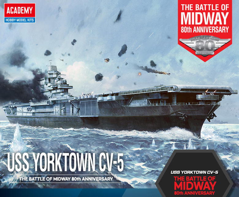 AC14229 - USS Yorktown CV-5 Battle of Midway