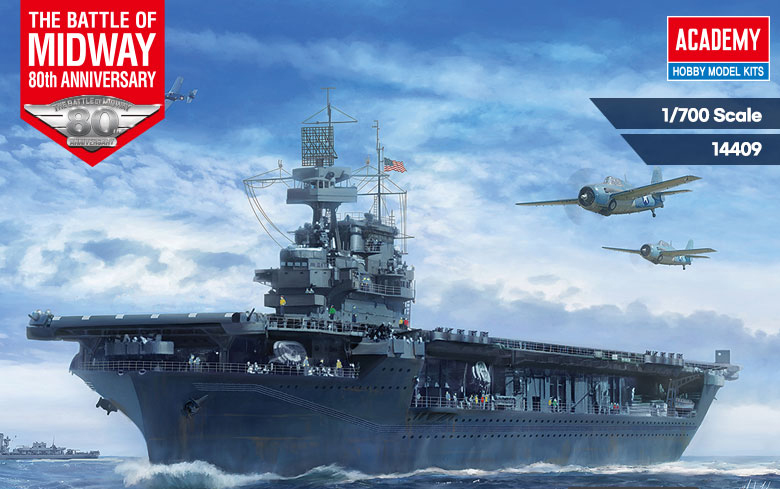 AC14409 - USS Enterprise CV-6 The Battle of Midway 80th Anniversary