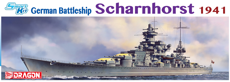 DR1036 - GERMAN BATTLESHIP SCHARNHORST 1941