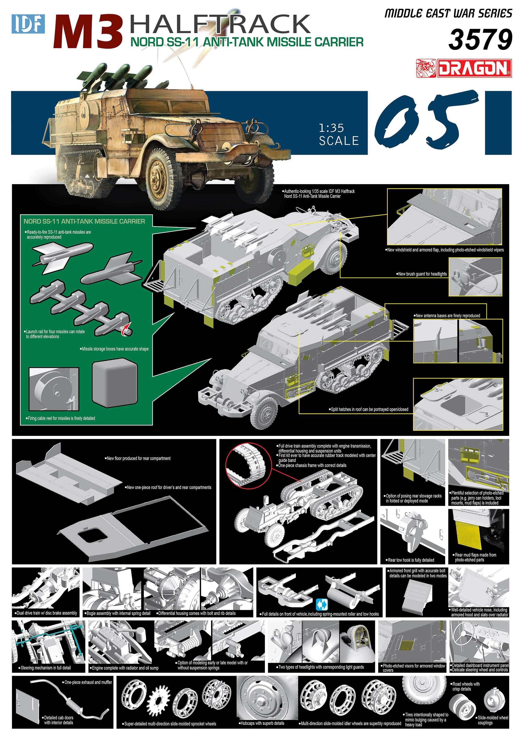 DR3579 - IDS M3 NORD SS.11 ANTI TANK MISSILE CARR.