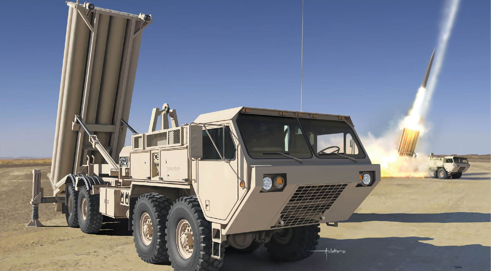 DR3605 - M1120 Terminal High Altitude Area Defense Missile Launcher
