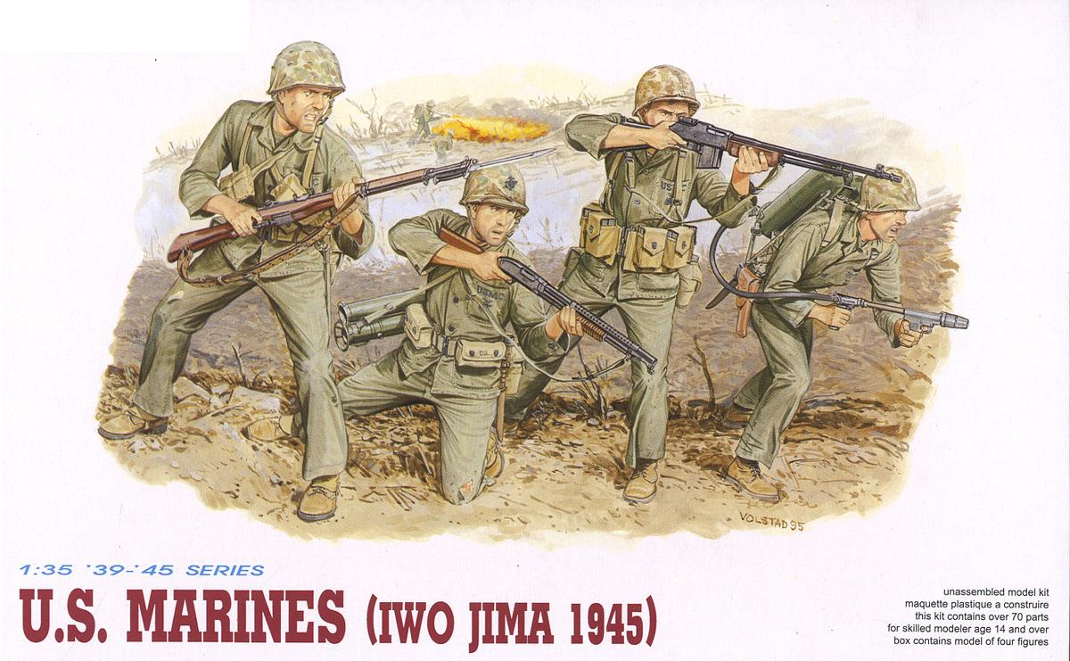 DR6038 - U.S. MARINES IWO JIMA 1945