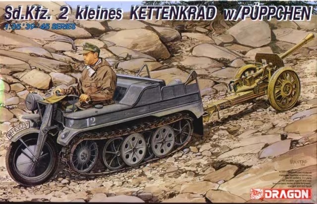 DR6114 - Sd.KfZ. 2 kleines KETTENKRAD w/PÜPPCHEN