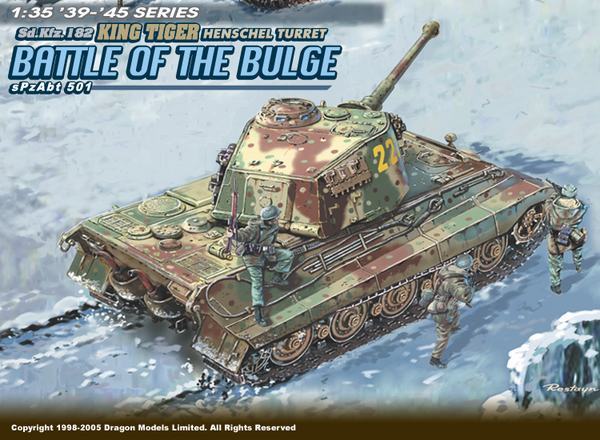 DR6254 - King Tiger Henschel Turret (Battle of the Bulge)