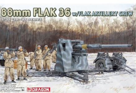 DR6260 - 88mm FLAK 36 w/FLAK ART. CREW