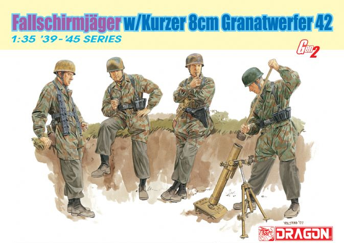 DR6373 - FALLSCHIRMJAGER w/KURZER 8cm GRANATWERFER 42