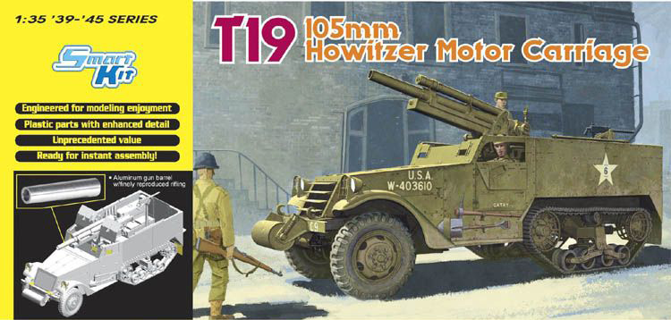 DR6496 - T19  105MM HOWITZER MOTOR CARRIAGE