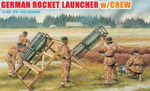 DR6509 - GERMAN ROCKET LAUNCHER W/CREW