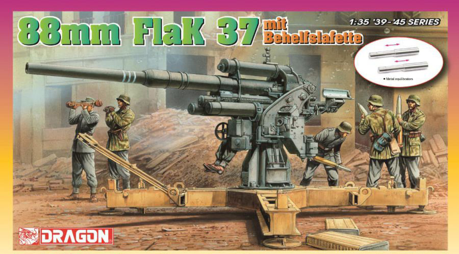 DR6523 - FLAK 37 MIT BEHELFSLAFETTE