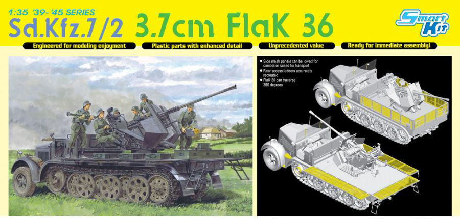 DR6541 - SD.KFZ.7/2 3.7 CM FLAK 36