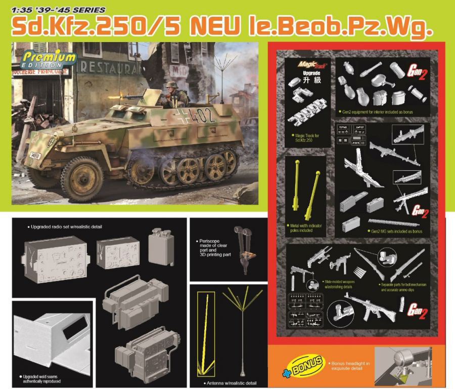 DR6636 - Sd.Kfz.250/5 NEU Pz.Beob.Pz.Wg.