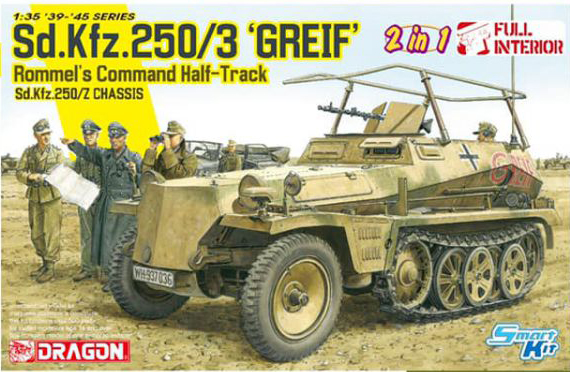 DR6911 - Sd.Kfz. 250/3 Ausf. A "Greif" Rommel's Command Half