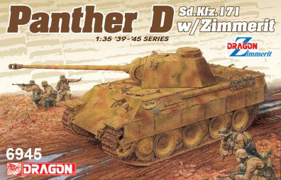 DR6945 - Sd.Kfz.171 Panther Ausf.D w/Zimmerit (2 in 1)