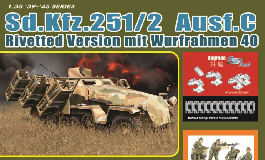 DR6966 - Sd.Kfz.251/1 Ausf.C Rivetted Ver. Wurfrahmen 40