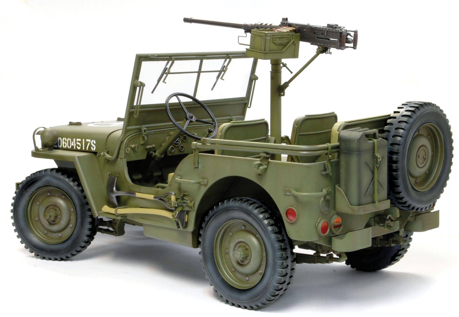 DR75052 - 1/4-Ton 4x4 Truck w/M2 .50-cal Machine Gun