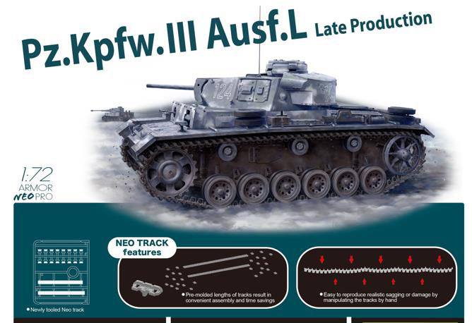 DR7645 - Pz.Kpfw.III Ausf.L w/Neo Track