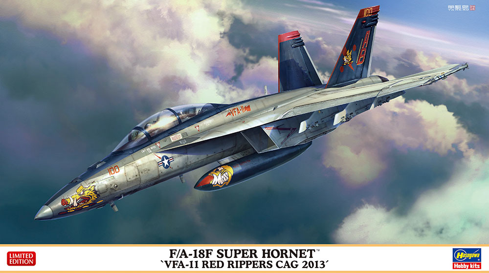 HA02385 - F/A-18F SUPER HORNET VFA-11 RED RIPPERS CAG 2013