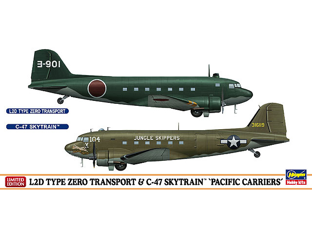 HA10687 - L2D TYPE ZERO TRANSPORT    C-47 SKYTRAIN PACIFIC CARRIERS