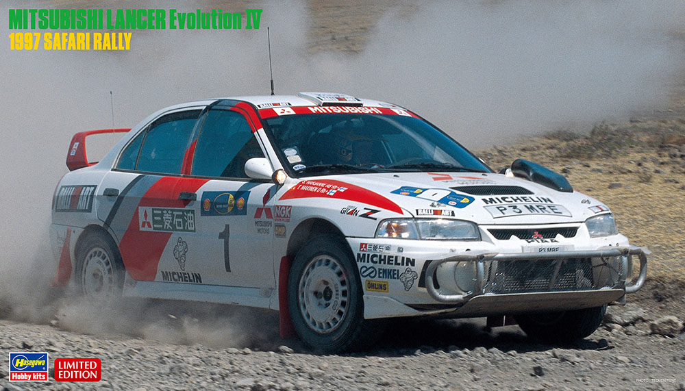HA20395 - Mitsubishi Lancer Evolution IV Safari Rally 97