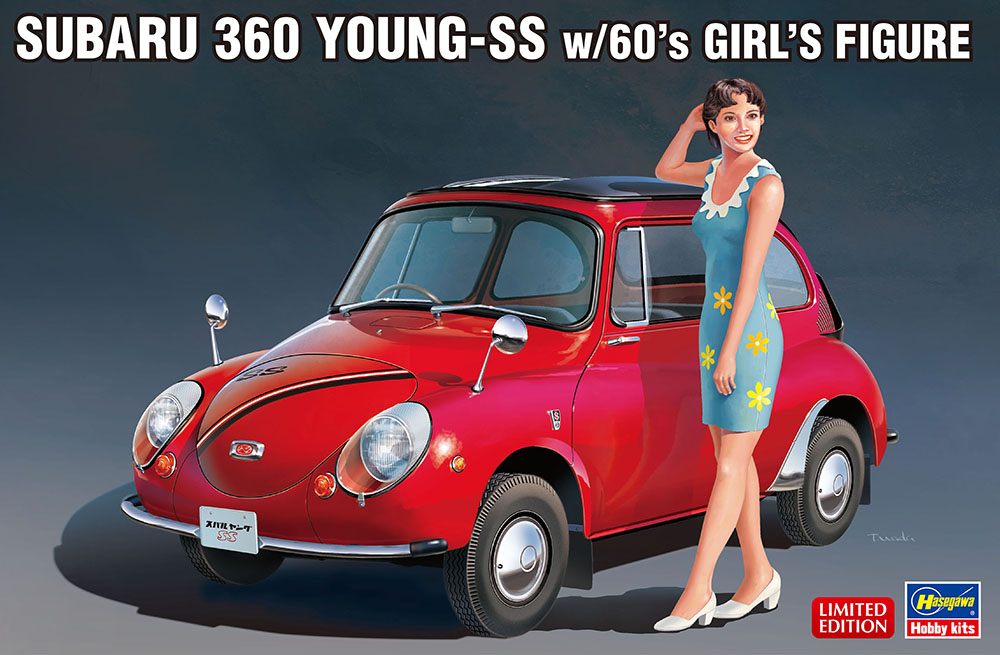 HA52291 - Subaru 360 Young ss mit 60er Jahre Girl