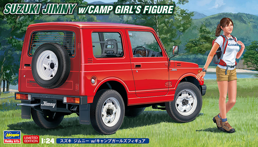 HA52301 - SUZUKI JIMNY w/CAMP GIRL'S FIGURE