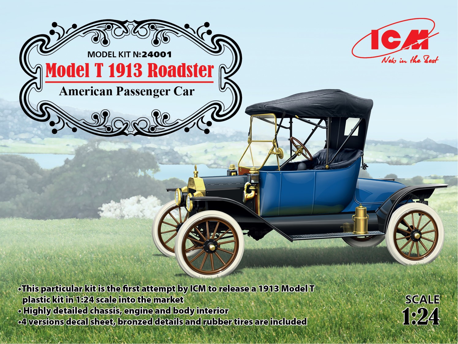 ICM24001 - Model T 1913 Roadster American Passenger Car