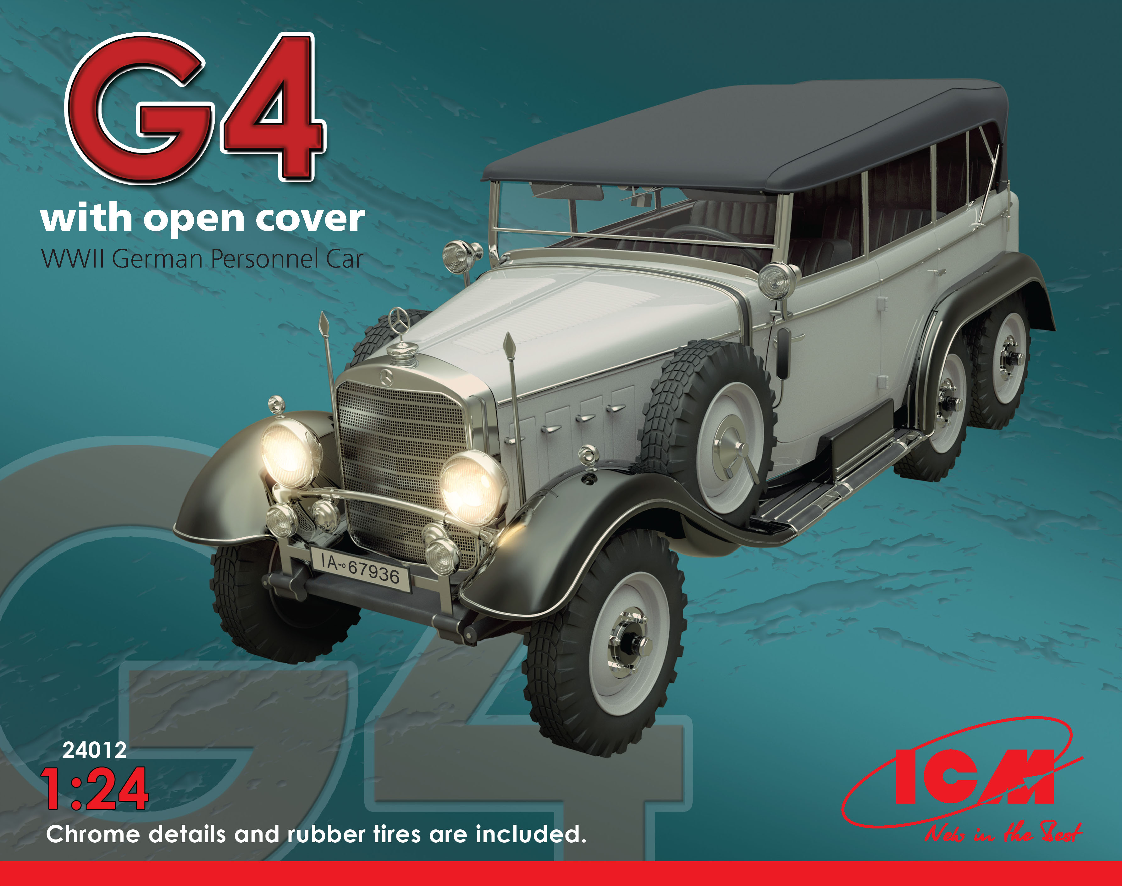 ICM24012 - Typ G4 Soft Top WWII German Personnel Car