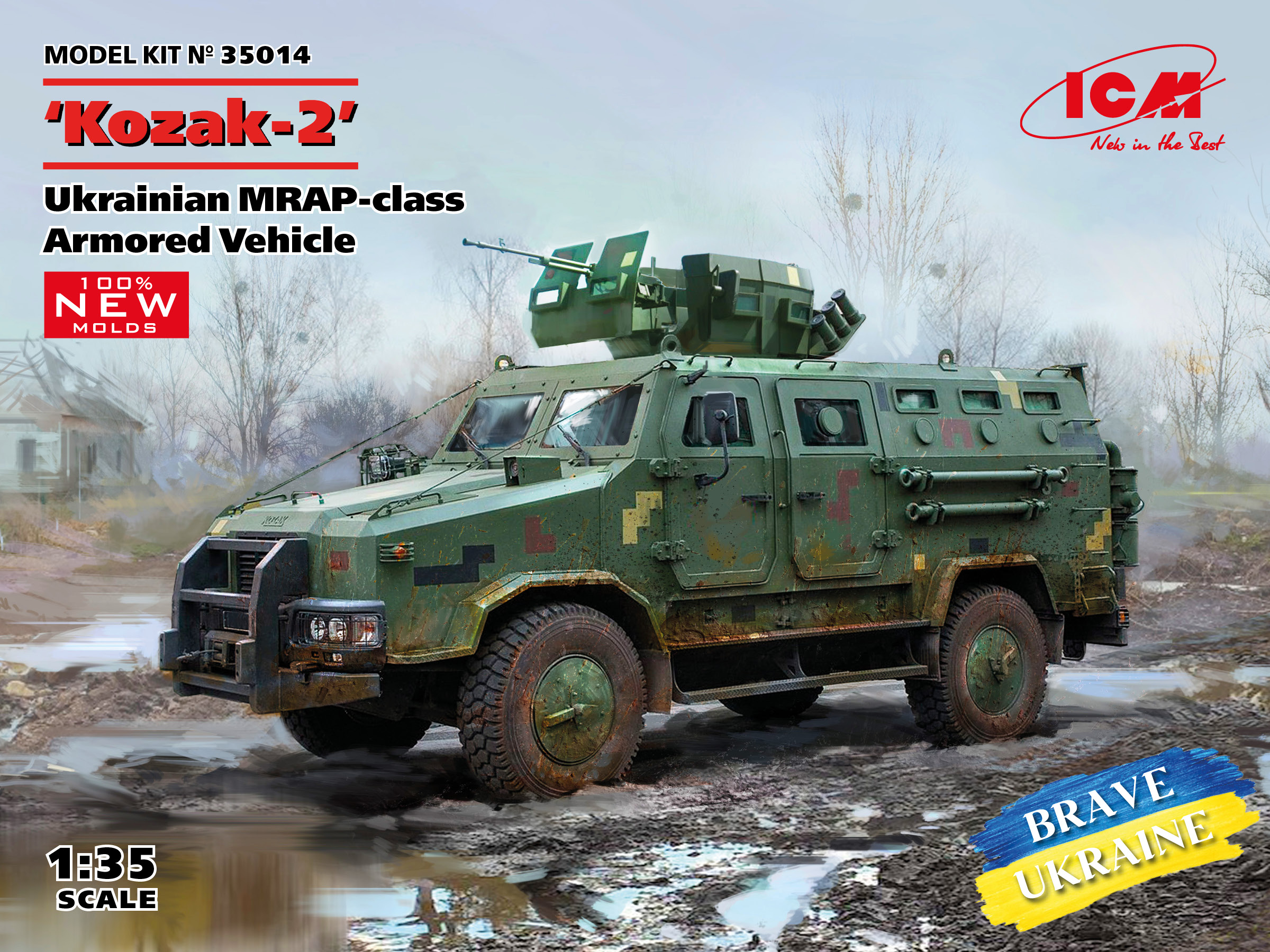 ICM35014 - Kozak-2 Ukrainian MRAP-class Armored Vehicle