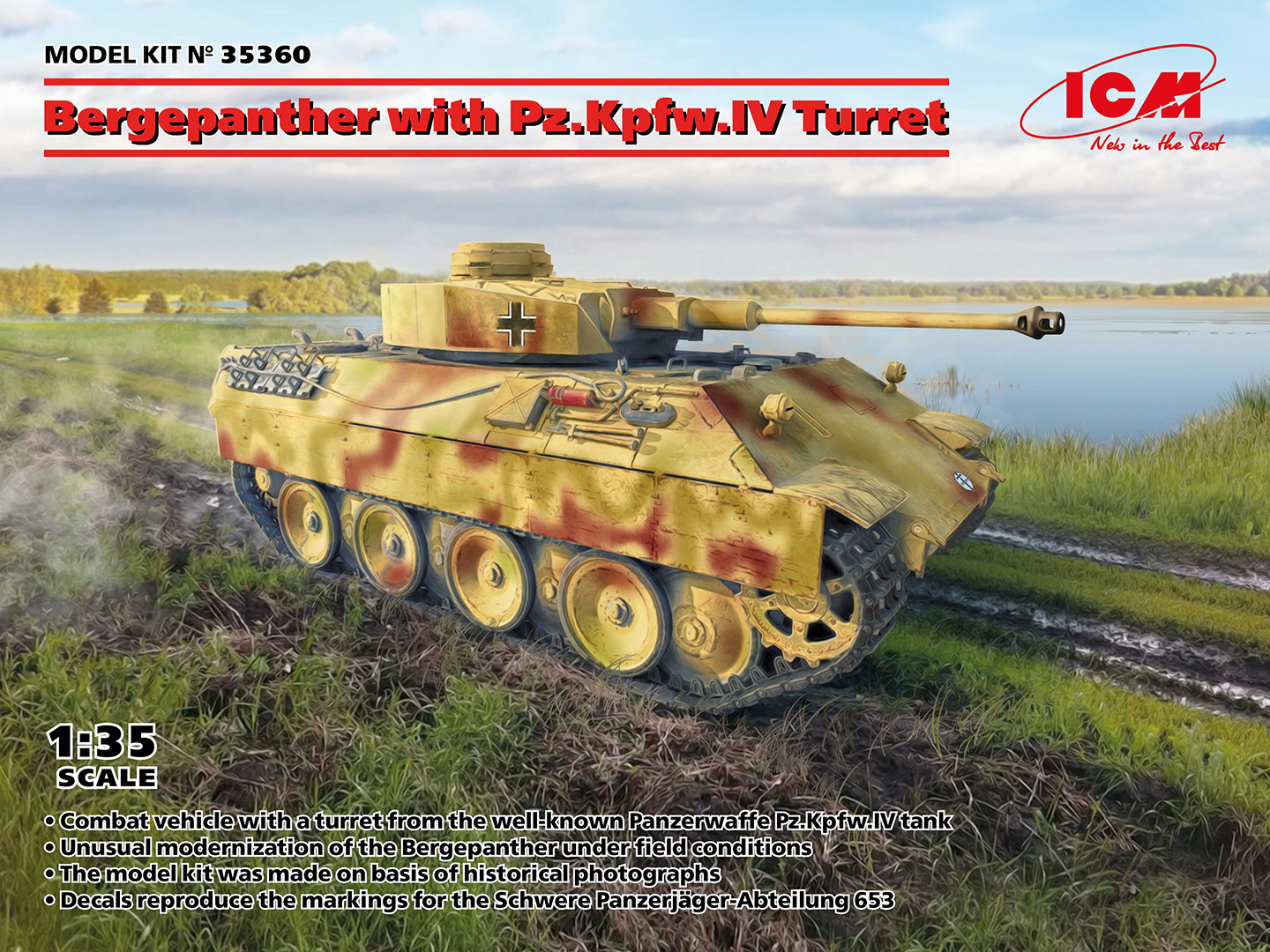ICM35360 - Bergepanther with Pz.Kpfw.IV Turret