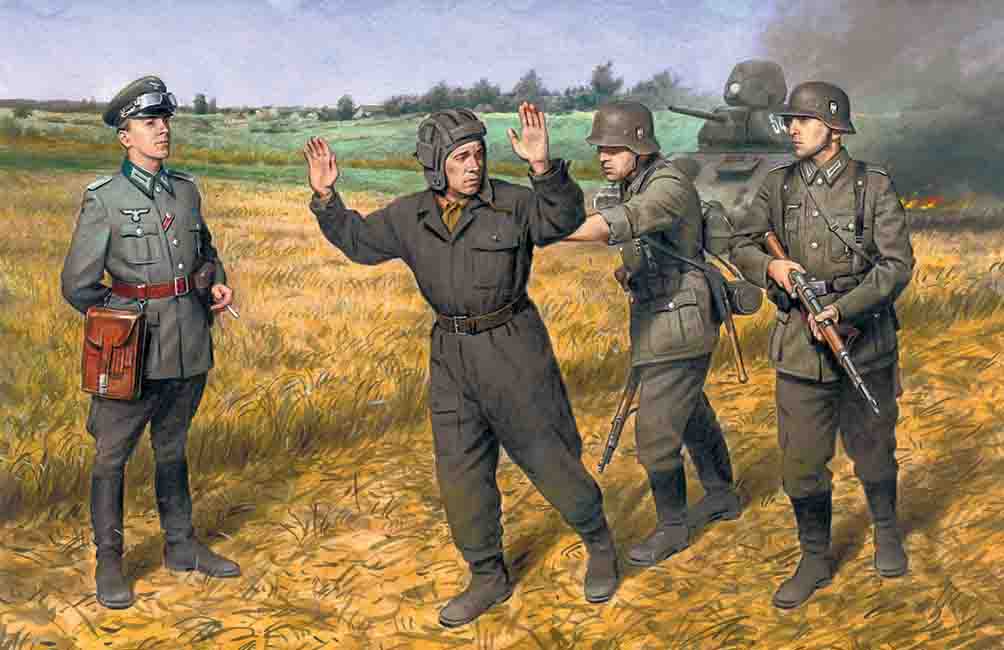 ICM35391 - Barbarossa operation June 221941 4 figures - 1 german officer 2 ger
