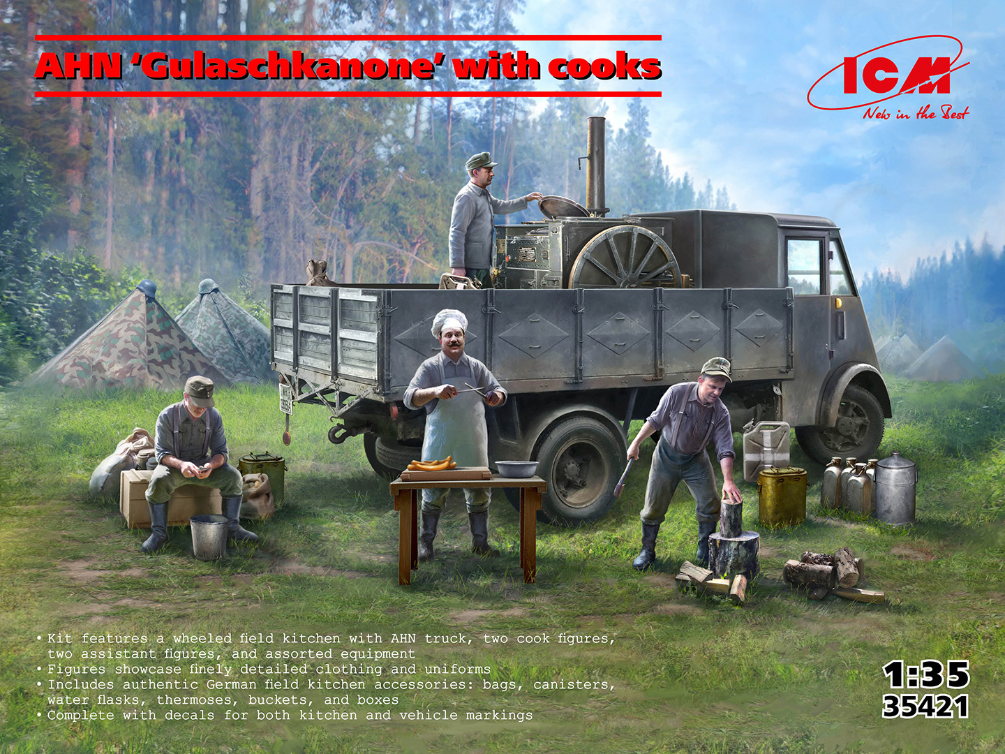 ICM35421 - AHN 'Gulaschkanone' with cooks