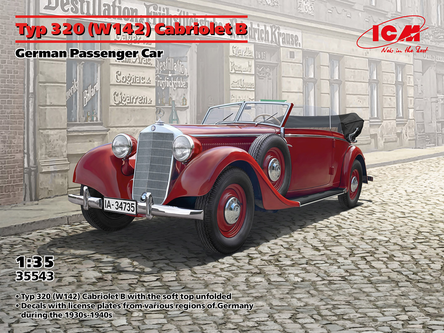 ICM35543 - Typ 320 W142Cabriolet B German Passenger Car