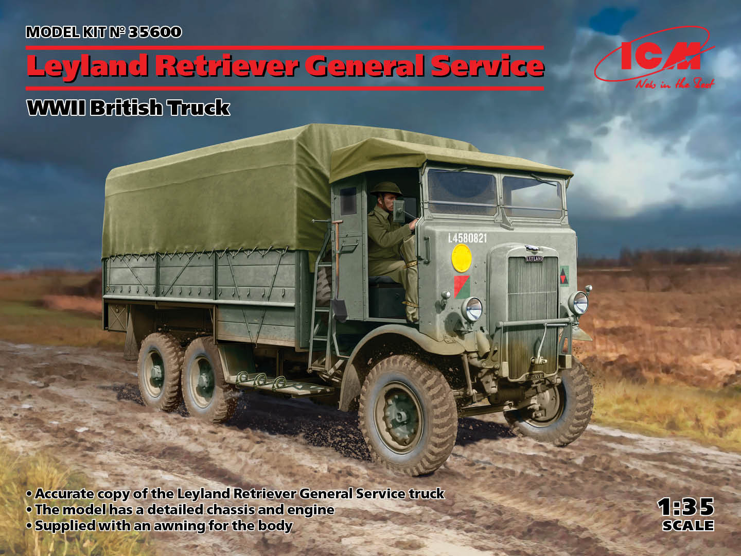 ICM35600 - Leyland Retriever General Service WWII British Truck