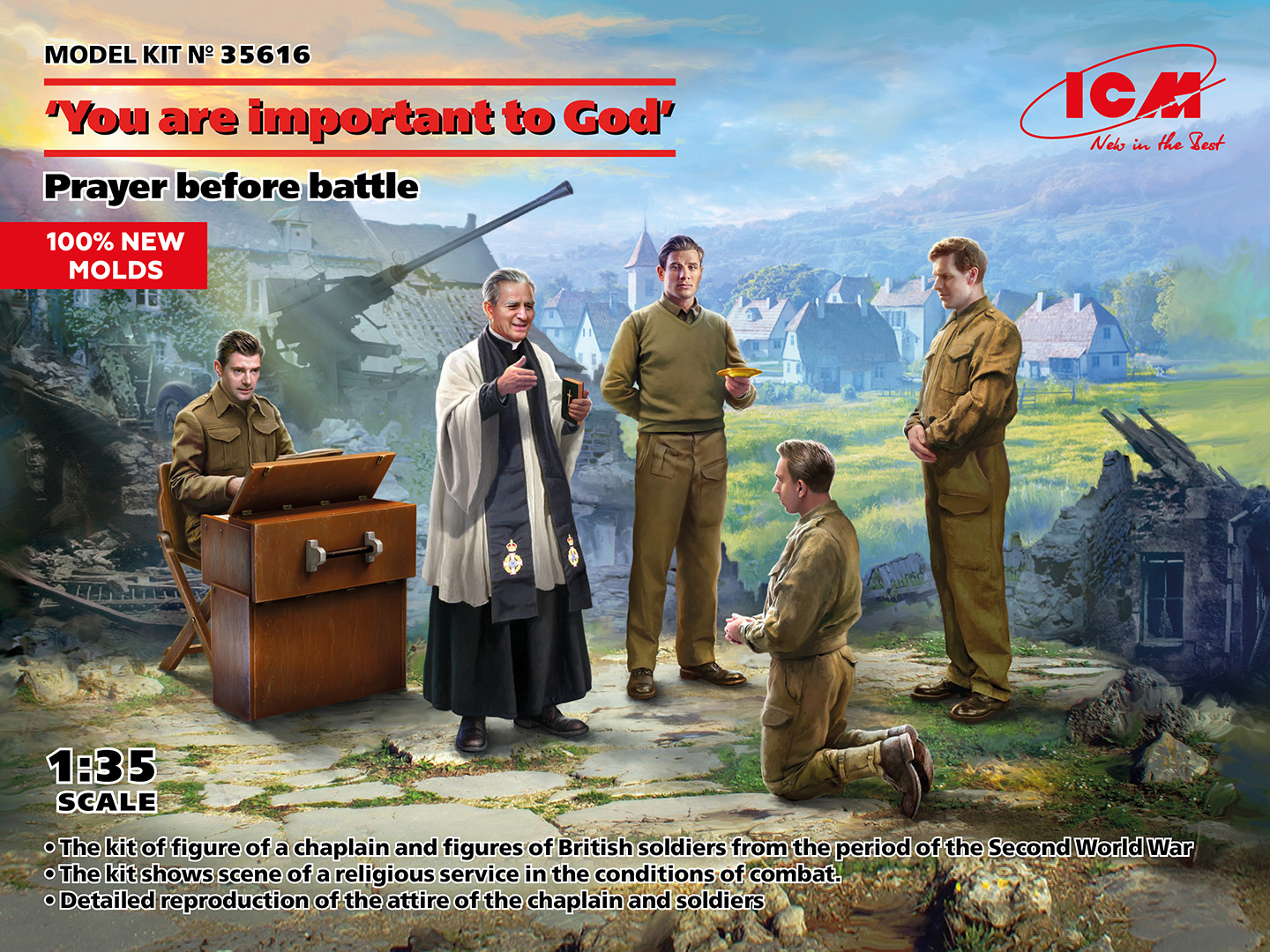 ICM35616 - You are important to God. Prayer before battle