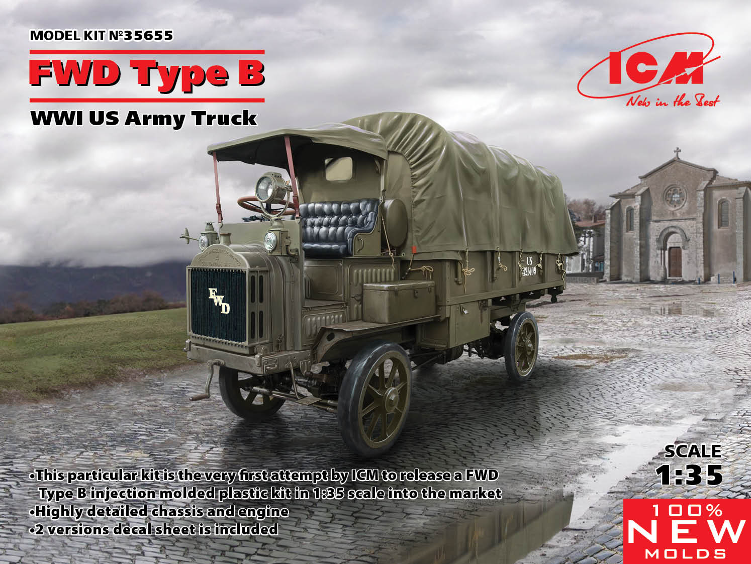 ICM35655 - FWD Type B WWI US Army Truck