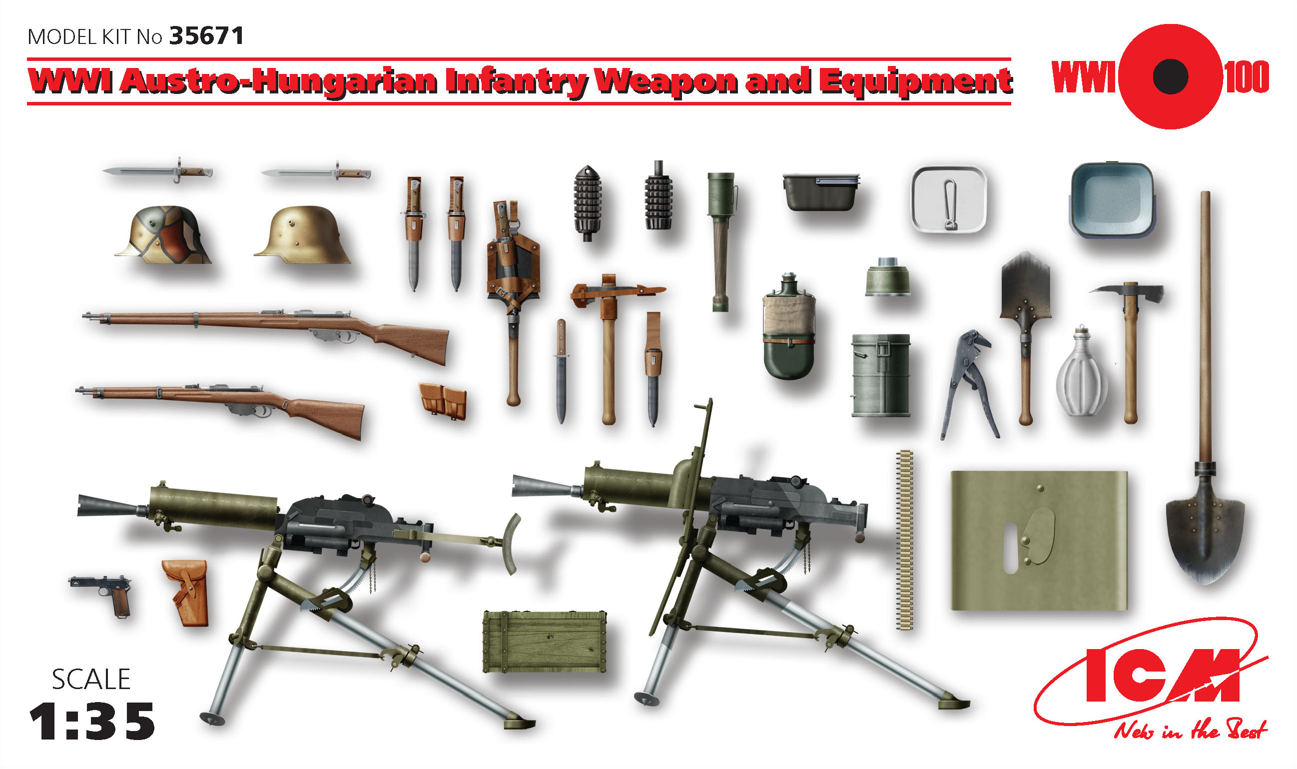 ICM35671 - WWI Austro-Hungarian Infantry Weapon and Equipment