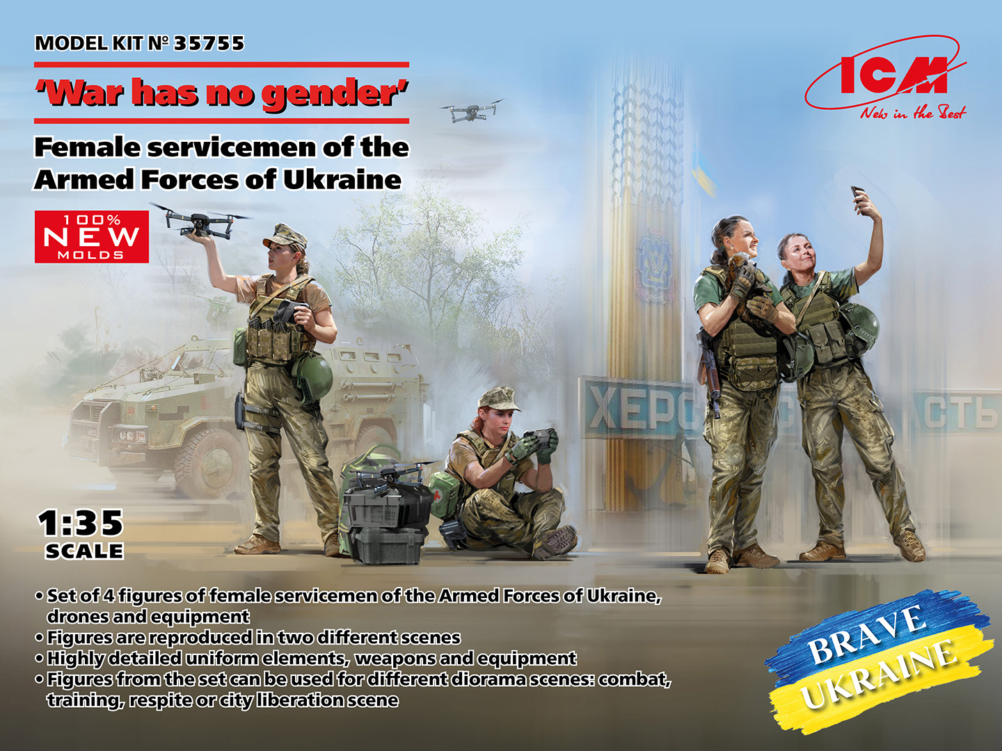 ICM35755 - War has no gender. Female servicemen of the Armed Forces of Ukraine