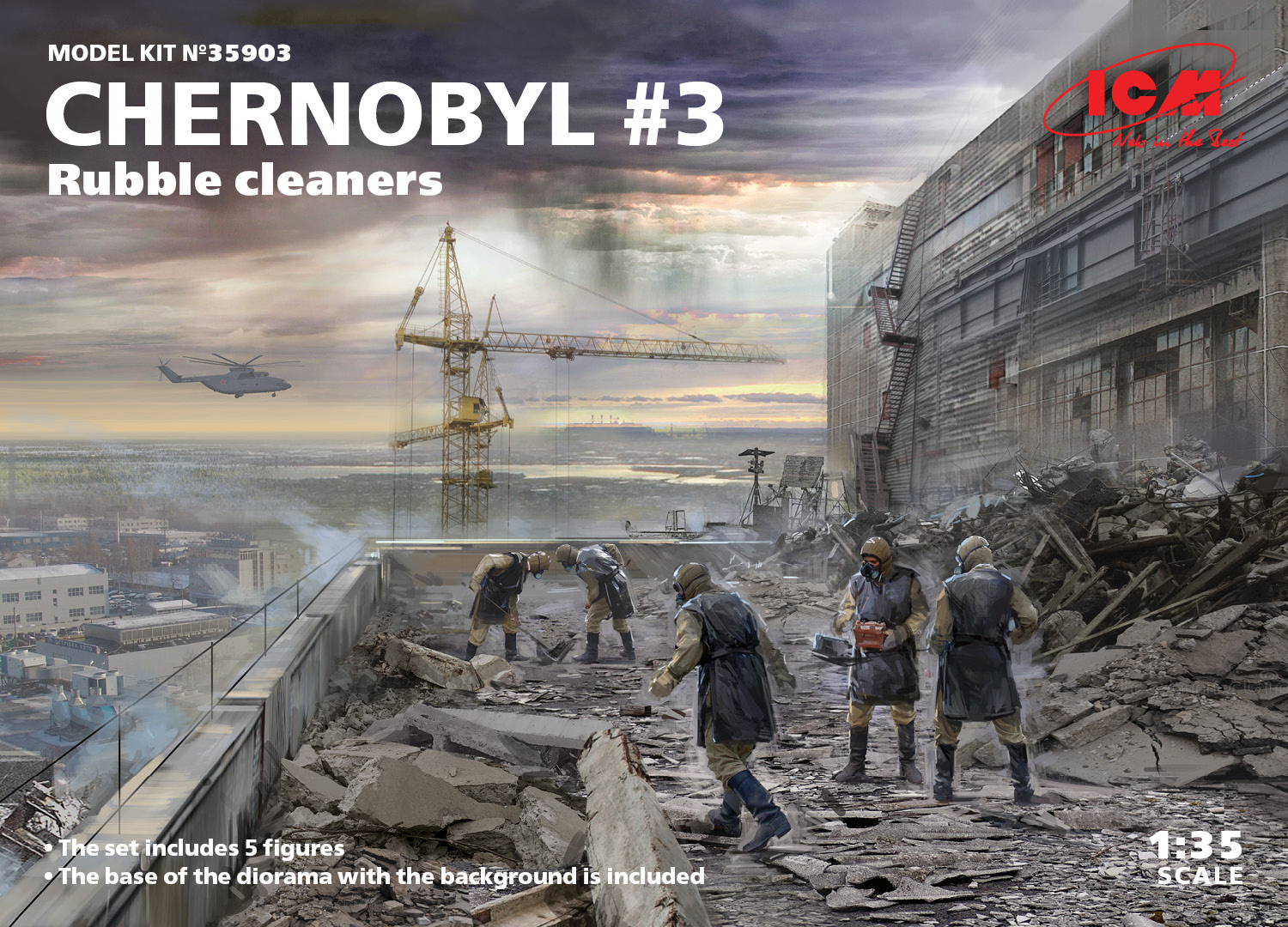 ICM35903 - Chernobyl#3. Rubble cleaners (5 figures)
