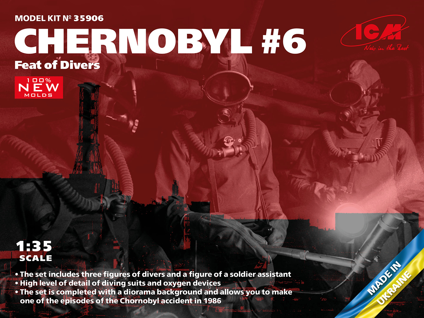 ICM35906 - Chernobyl#6. Feat of Divers (3 figures)