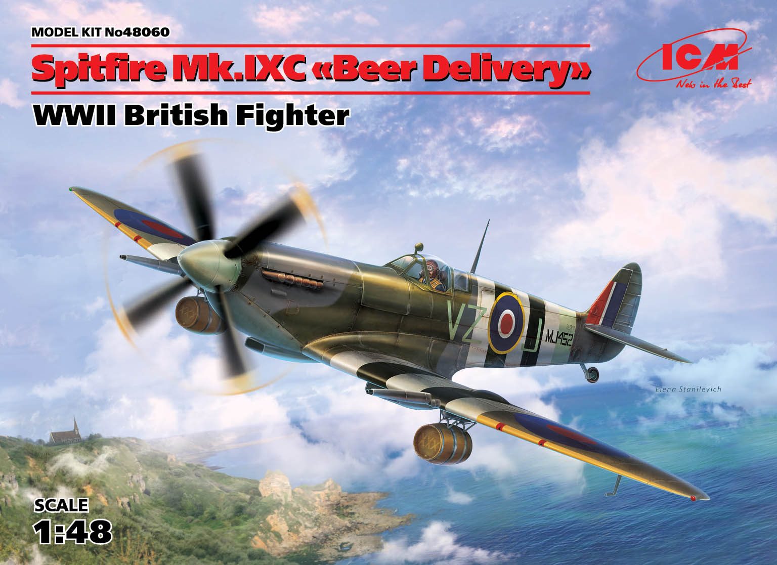 ICM48060 - Spitfire Mk.IXC Beer Delivery WWII British Fighter
